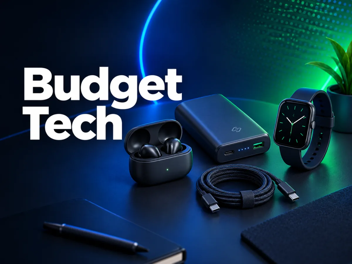 Budget Tech editorial illustration